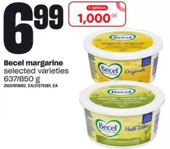 Loblaws Becel margarine offer
