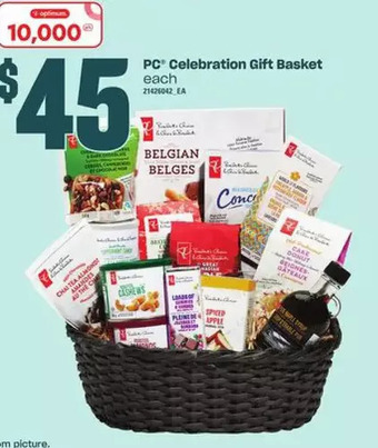 Independent Grocer Pc celebration gift basket offer