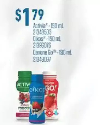Fortinos Activia offer