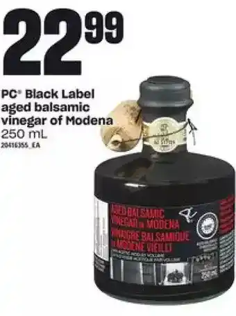 Independent Grocer Pc black label aged balsamic vinegar of modena offer