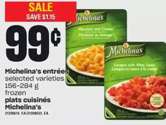 Independent Grocer Michelina's entrées offer