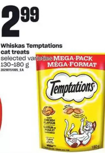 Independent Grocer Whiskas temptations cat treats offer