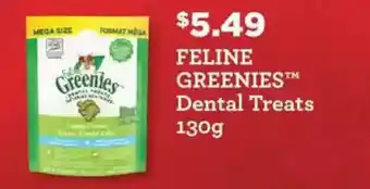 Fortinos Feline greenies dental treats offer
