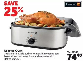 Home Hardware Roaster oven offer