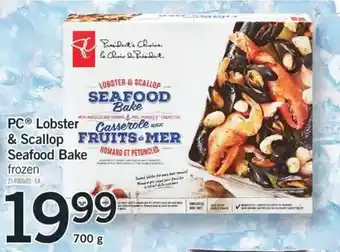 Fortinos Pc lobster & scallop seafood bake offer