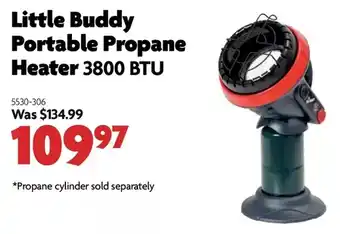 Home Hardware Little buddy portable propane 3800 btu offer