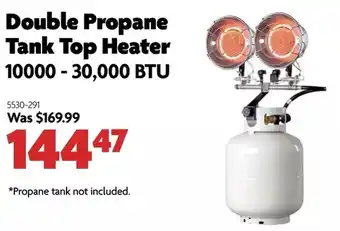 Home Hardware Double propane tank top heater 10000 - 30,000 btu offer