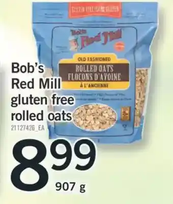 Fortinos Bob's red mill glauten free rolled oats offer