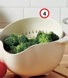 Home Hardware Colander set: 1.3 l colander and 1.8 l bowl set | 2.2 l colander and 3.2 l bowl set offer