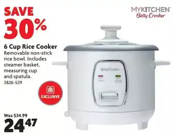 Home Hardware 6 cup rice cooker offer