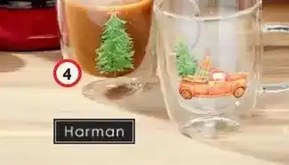 Home Hardware Holiday themed glass mugs offer