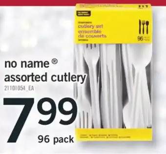 Fortinos No name cutlery offer