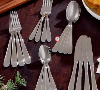 Home Hardware 20 pc. flatware sets offer