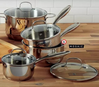 Home Hardware 8 pc. stainless steel cookware set offer