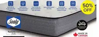 Leon's Sealy posturepedic plus sterling series serenity pro firm mattress collection offer