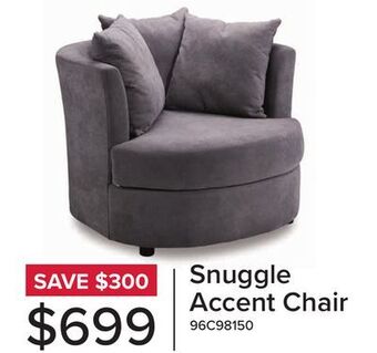 Leon's Snuggle accent chair - grey offer
