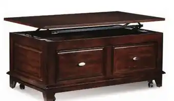Leon's Davidoff lift-top coffee table - walnut offer