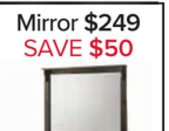 Leon's Cabin mirror - grey offer