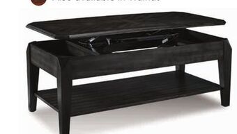 Leon's Lennox lift-top coffee table - dark grey offer