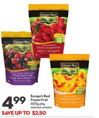 Longo's Europe's best frozen fruit offer