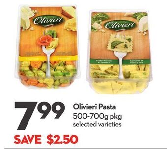 Longo's Olivieri pasta offer