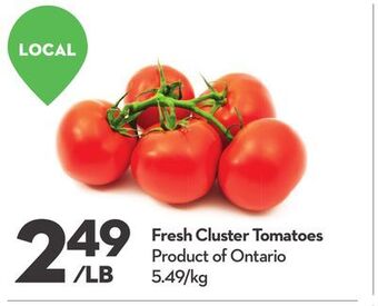 Longo's Fresh cluster tomatoes offer