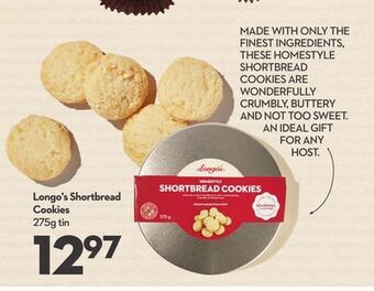 Longo's Longo's shortbread cookies offer