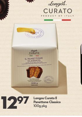 Longo's Longos curato il panettone classico offer