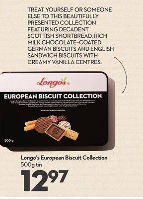 Longo's Longo's european biscuit collection offer