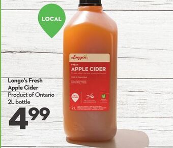 Longo's Longo's fresh apple cider offer