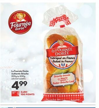 Longo's La fournée dorée authentic brioche offer