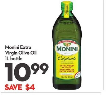 Longo's Monini extra virgin olive oil offer