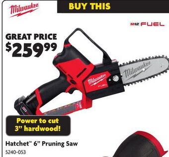 Home Hardware Hatchet™ 6" pruning saw offer