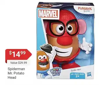 Samko & Miko Toy Warehouse Spiderman mr. potato head offer
