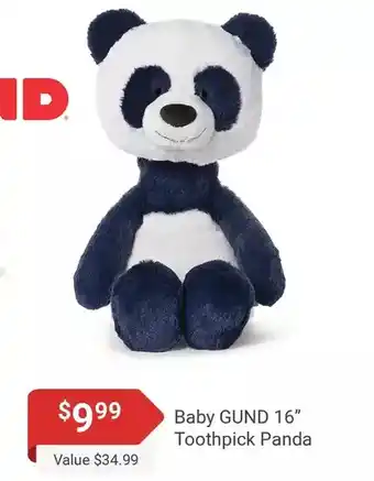 Samko & Miko Toy Warehouse Baby gund 16" toothpick panda offer
