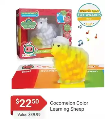 Samko & Miko Toy Warehouse Cocomelon color learning sheep offer