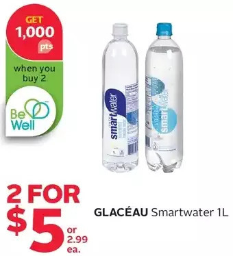 Rexall Glacéau smartwater offer