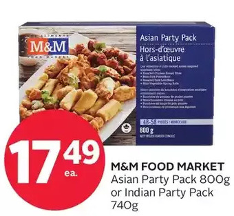 Rexall M&m food market asian party pack or indian party pack offer