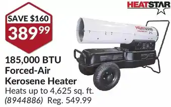 Princess Auto Heatstar 185,000 btu forced-air kerosene heater offer