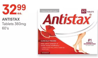 Guardian Pharmacy Antistax tablets offer