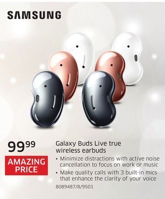 The Source Samsung galaxy buds live true wireless earbuds offer