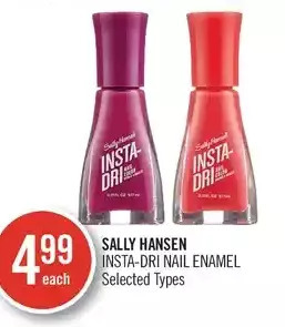 Shoppers Drug Mart Sally hansen insta-dri nail enamel offer