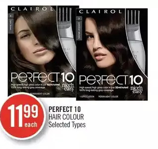 Shoppers Drug Mart Perfect 10 hair colour offer