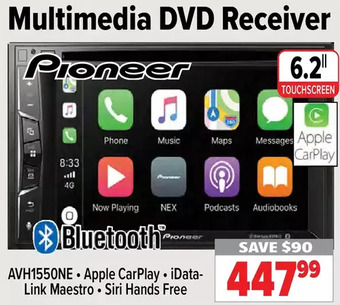2001 Audio Video Pioneer multimedia dvd receiver offer