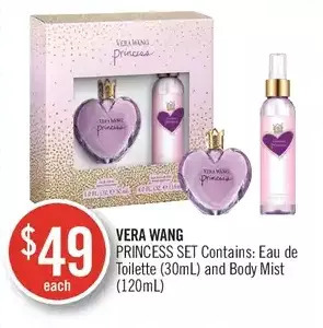 Shoppers Drug Mart Vera wang princess set offer