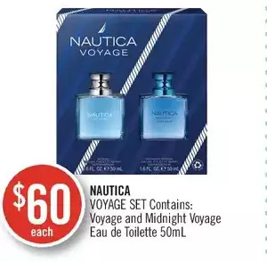 Shoppers Drug Mart Nautica voyage set offer