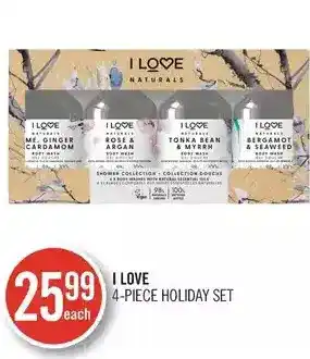 Shoppers Drug Mart I love 4-piece holiday set offer
