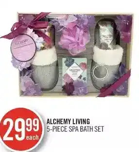 Shoppers Drug Mart Alchemy living 5-piece spa bath set offer