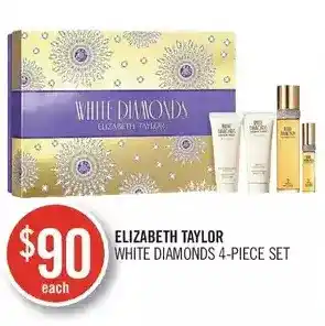 Shoppers Drug Mart Elizabeth taylor white diamonds 4-piece set offer