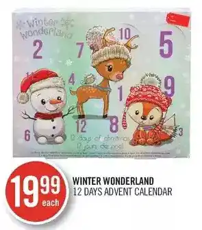 Shoppers Drug Mart Winter wonderland 12 days advent calendar offer
